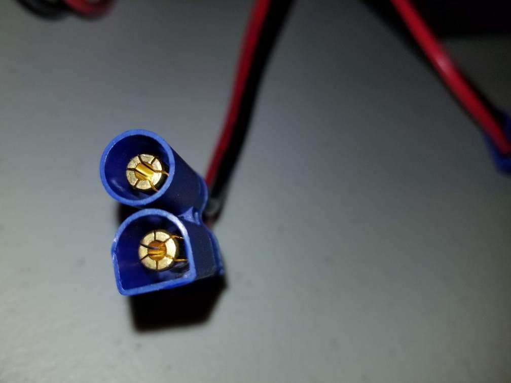 The standard EC5 connector from Amazon